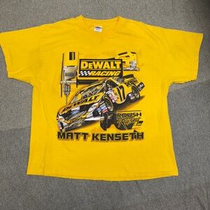 Delta Magnum Weight Matt Kenseth Roush Fenway Racing NASCAR Yellow T-Shirt
